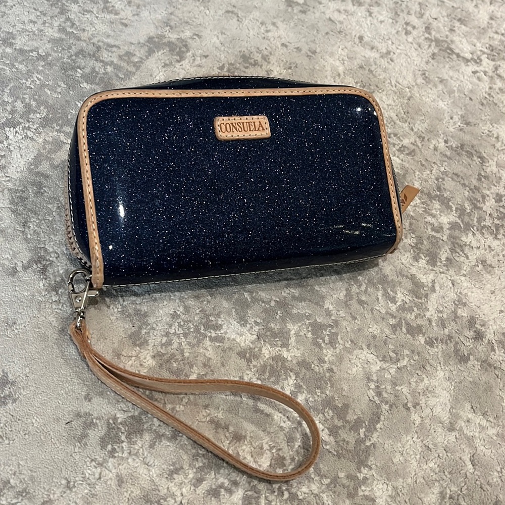 Consuela Blue Calley Wristlet Wallet